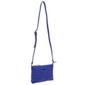 Parinda 11208 CARA (Blue) Quilted Faux Leather Crossbody Bag